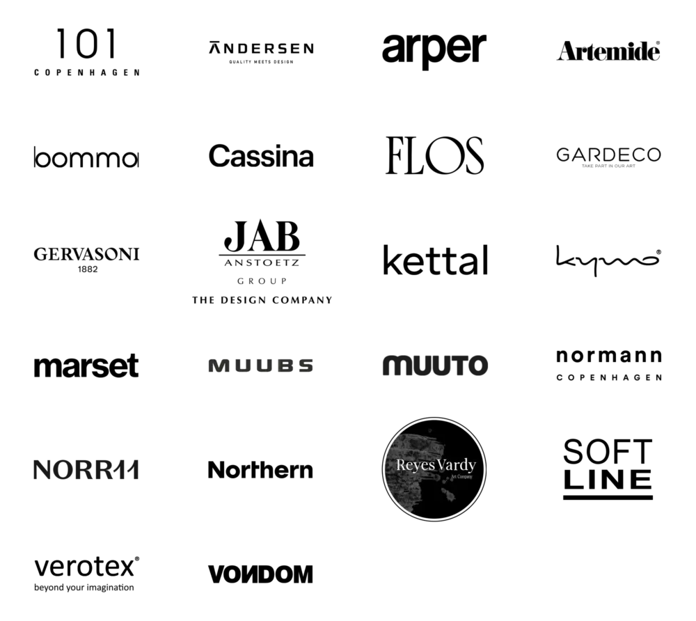 Collection of logos from various manufacturers and suppliers.